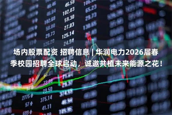 场内股票配资 招聘信息 | 华润电力2026届春季校园招聘全球启动，诚邀共植未来能源之花！